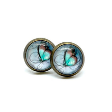 Load image into Gallery viewer, 10mm Adonis Butterfly Studs (Stainless Steel)