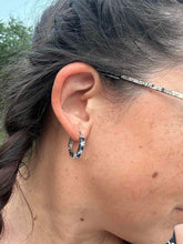 Load image into Gallery viewer, Lumi Hoop Earrings (Sterling Silver)