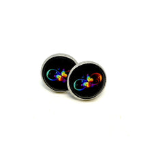Load image into Gallery viewer, 10mm Neurodiversity Celebration Studs