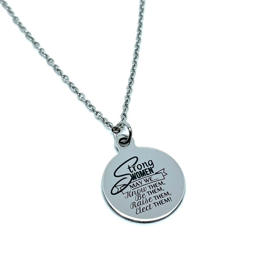 Strong Women Necklace (Stainless Steel)