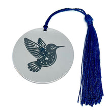 Load image into Gallery viewer, Starry Night Hummingbird Bookmark (Choose Your Tassel)