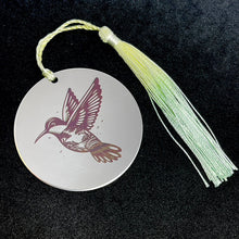 Load image into Gallery viewer, Hummingbird Bookmark (Choose Your Tassel)