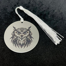 Load image into Gallery viewer, Owl Bookmark (Choose Your Tassel)