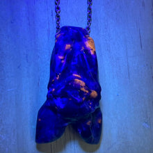 Load image into Gallery viewer, Yooperlite Bat Necklace (Stainless Steel)