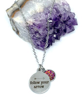Load image into Gallery viewer, “Follow Your Arrow” 3-in-1 Necklace (Stainless Steel)