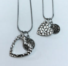 Load image into Gallery viewer, “One Love, One Heart” Mother-Daughter Necklace Set (Stainless Steel)