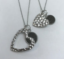 Load image into Gallery viewer, “One Love, One Heart” Mother-Daughter Necklace Set (Stainless Steel)