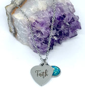 Load image into Gallery viewer, “Faith” 3-in-1 Necklace (Stainless Steel)