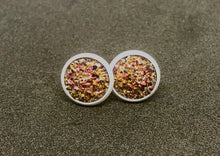 Load image into Gallery viewer, 10mm Karma Druzy Studs