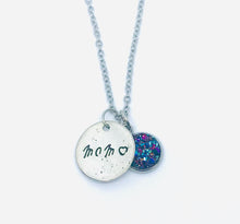 Load image into Gallery viewer, “Mom ❤️“ Necklace (Stainless Steel)