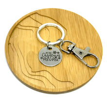 Load image into Gallery viewer, Personalized "Our First Christmas as Mr. & Mrs." Keychain