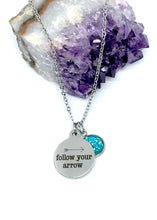 Load image into Gallery viewer, “Follow Your Arrow” 3-in-1 Necklace (Stainless Steel)