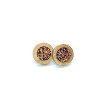 Load image into Gallery viewer, 8mm Karma Druzy Studs