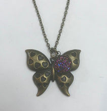Load image into Gallery viewer, Butterfly Necklace (Antique Bronze)