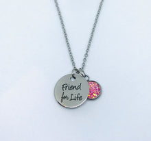 Load image into Gallery viewer, “Friend for Life” Necklace (Stainless Steel)
