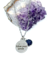 Load image into Gallery viewer, “Follow Your Arrow” 3-in-1 Necklace (Stainless Steel)