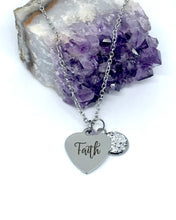 Load image into Gallery viewer, “Faith” 3-in-1 Necklace (Stainless Steel)