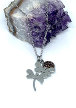 Load image into Gallery viewer, Dance of the Dragonflies 3-in-1 Necklace (Stainless Steel)