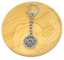 Load image into Gallery viewer, COACH Word Collage Key Clip