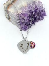 Load image into Gallery viewer, "I love my Chihuahua" 3-in-1 Necklace (Stainless Steel)