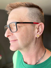 Load image into Gallery viewer, Wooden Compass Studs (Stainless Steel)