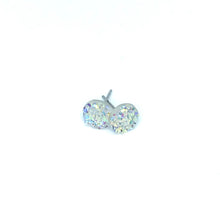 Load image into Gallery viewer, 8mm White Druzy Studs