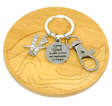 Load image into Gallery viewer, "A great Coach is hard to find and impossible to forget" Keychain