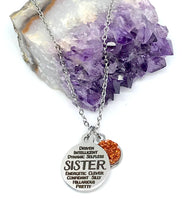Load image into Gallery viewer, SISTER Word Collage 3-in-1 Necklace (Stainless Steel)