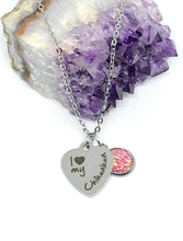 Load image into Gallery viewer, "I love my Chihuahua" 3-in-1 Necklace (Stainless Steel)