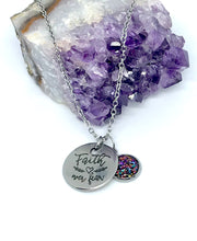 Load image into Gallery viewer, “Faith over Fear” 3-in-1 Necklace (Stainless Steel)