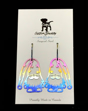 Load image into Gallery viewer, Rainbow Home Gnome Drop Earrings
