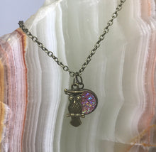 Load image into Gallery viewer, Owl Graduate 3-in-1 Necklace (Antique Bronze)