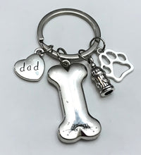 Load image into Gallery viewer, Dog Lover Keychain for Dads and Grandpas