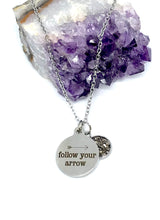Load image into Gallery viewer, “Follow Your Arrow” 3-in-1 Necklace (Stainless Steel)