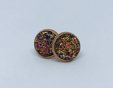 Load image into Gallery viewer, 10mm Karma Druzy Studs