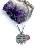 Load image into Gallery viewer, “Only in the Darkness can you see the Stars” 3-in-1 Necklace (Stainless Steel)