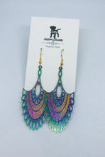 Load image into Gallery viewer, Rainbow Bohemian Drop Earrings (Surgical Steel)