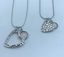 Load image into Gallery viewer, “One Love, One Heart” Mother-Daughter Necklace Set (Stainless Steel)