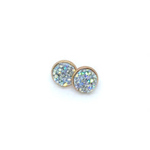 Load image into Gallery viewer, 10mm Frost Druzy Studs