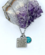 Load image into Gallery viewer, Serenity Prayer 3-in-1 Necklace (Stainless Steel)