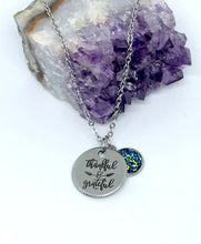 Load image into Gallery viewer, “Thankful & Grateful” 3-in-1 Necklace (Stainless Steel)