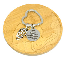 Load image into Gallery viewer, "A great Coach is hard to find and impossible to forget" Keychain