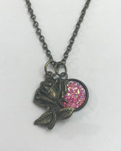 Load image into Gallery viewer, Rose Necklace (Antique Bronze)