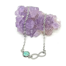 Load image into Gallery viewer, Infinity Birthstone Anklet (Stainless Steel)
