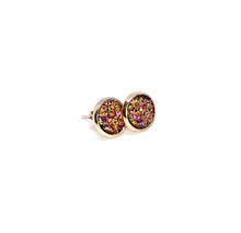 Load image into Gallery viewer, 8mm Karma Druzy Studs