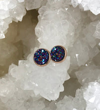 Load image into Gallery viewer, 8mm Mystic Druzy Studs