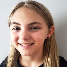 Load image into Gallery viewer, Black Tarantula Studs (Stainless Steel)