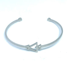 Load image into Gallery viewer, Geometric Cuff Bracelet (Stainless Steel)