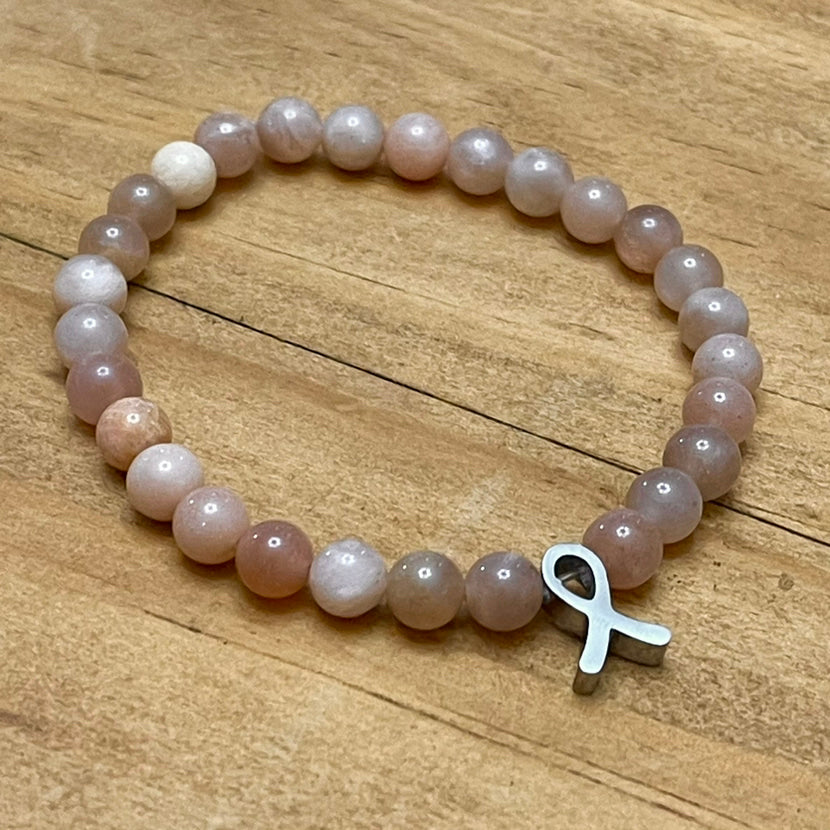 6mm Uterine Cancer Research Gemstone Bracelet – Corso Custom Jewelry