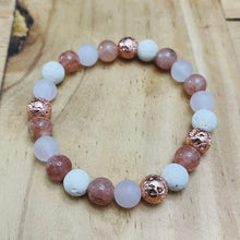 Load image into Gallery viewer, 8mm Rose Gold Diffuser Bracelet